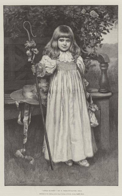 Kleine Bo-Peep von Norman Prescott Davies